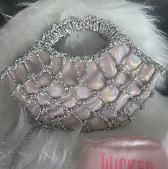 ALDO X WICKED Glinda Rhinestone Handbag - Picture 3 of 11